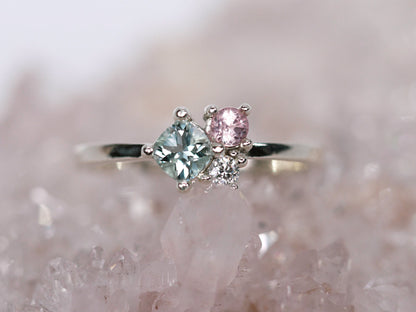 SERENDIPITY Pastel Cluster Ring