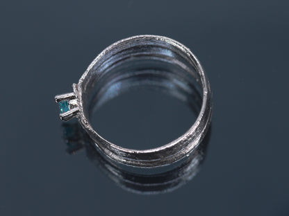 HIKIME Paraiba Apatite Ring - Size K