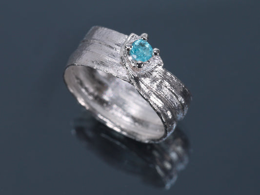 HIKIME Paraiba Apatite Ring - Size K