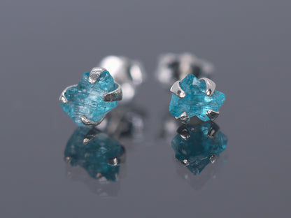 ARTEFACT Paraiba Apatite Stud Earrings