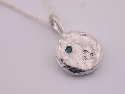 ZODIAC RELIC Pendant Necklace with Birthstone