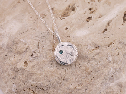 ZODIAC RELIC Pendant Necklace with Birthstone