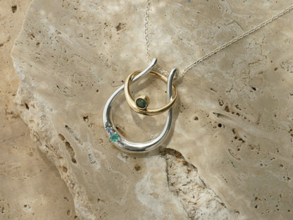 MEDEA III Ring Holder Necklace