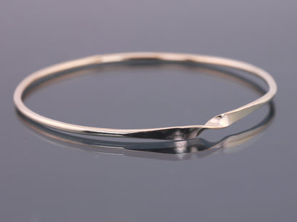 Hybrid MOBIUS Bangle - 9k Gold