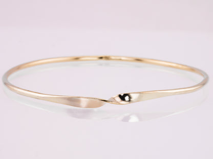 Hybrid MOBIUS Bangle - 9k Gold