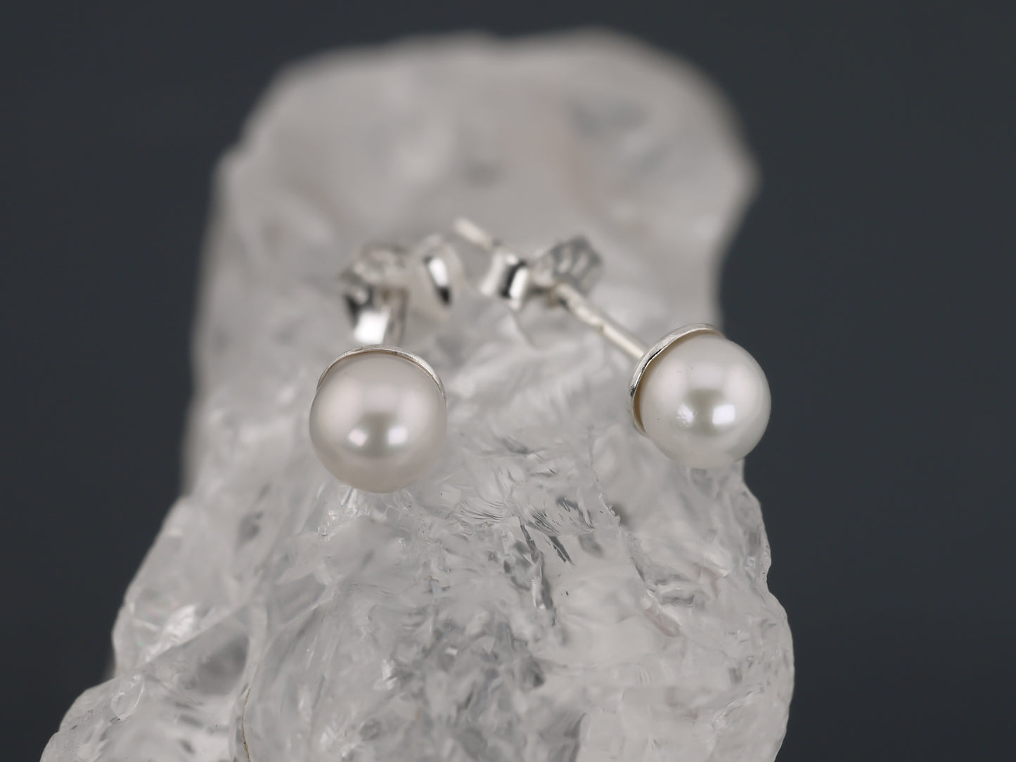 Dainty Freshwater Pearl Stud Earrings