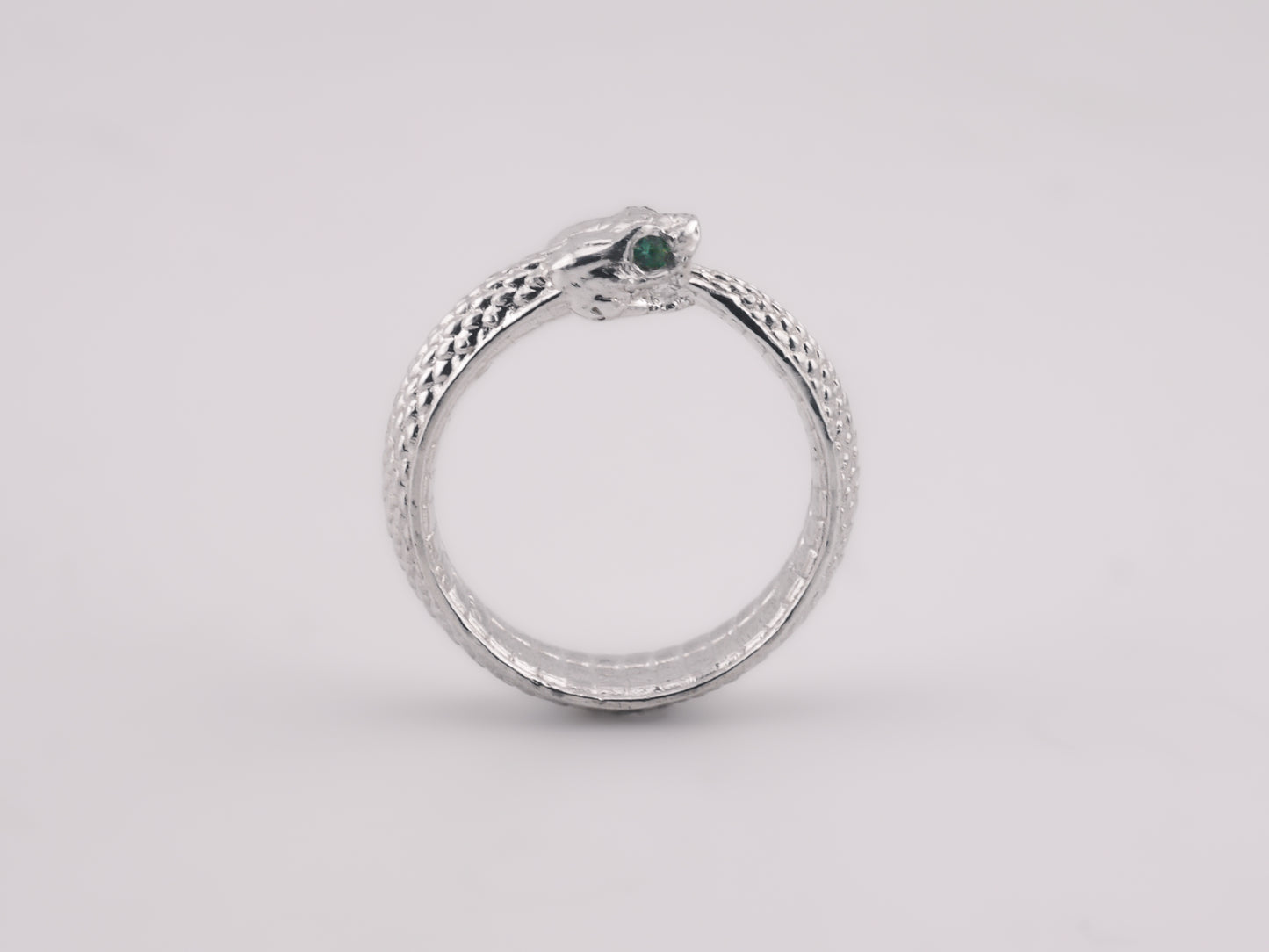 OUROBOROS Ring with Emeralds