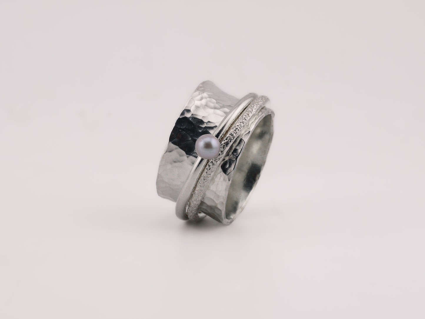 ANDRINA Spinner Ring - Sterling Silver