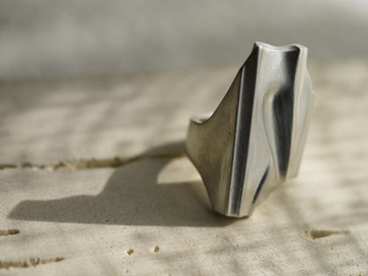 DRAPED Statement Ring - Sterling Silver