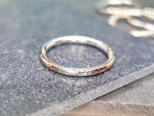 AMALGAM - Quavo Hammered Ring