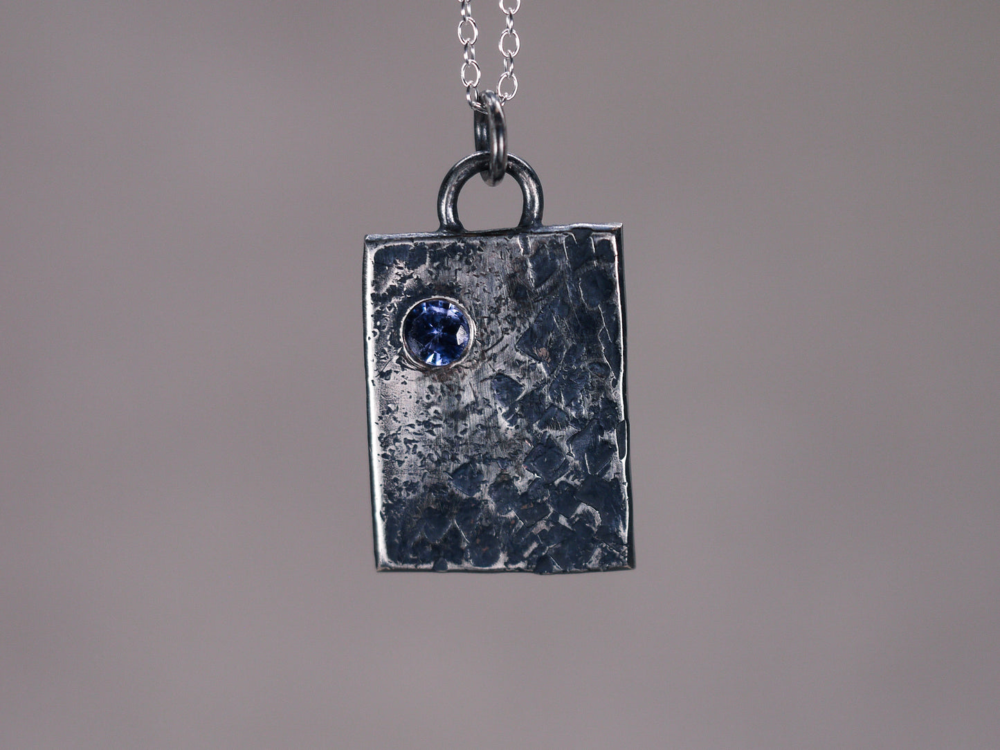 BIRTHRIGHT Tablet Pendant with Birthstone