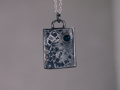 BIRTHRIGHT Tablet Pendant with Birthstone