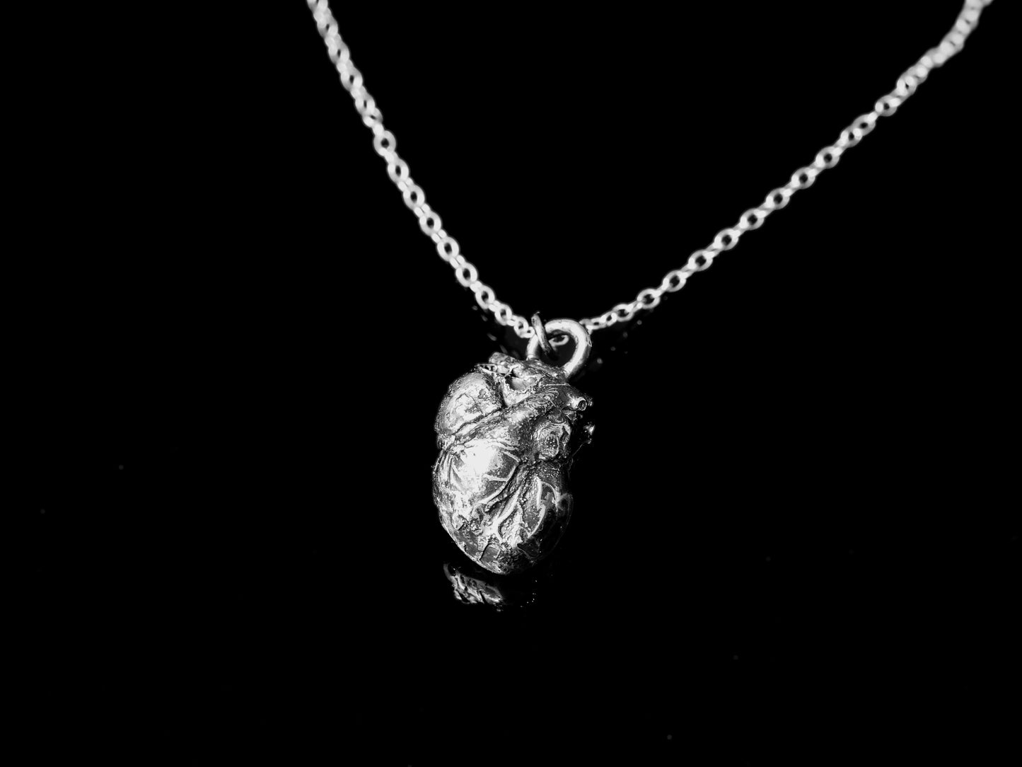 BE MY VALENTINE Anatomically Correct Heart Necklace