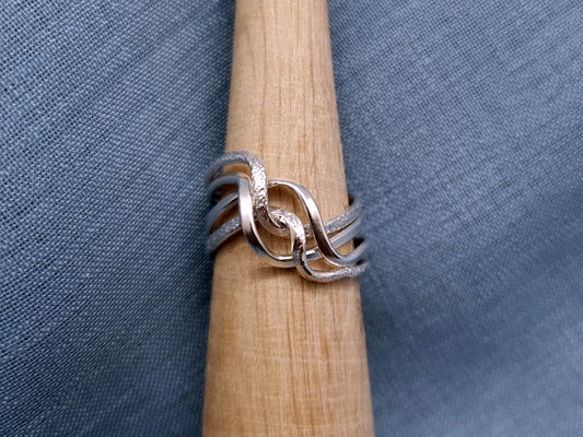 ENTANGLED Puzzle Ring - Sterling Silver