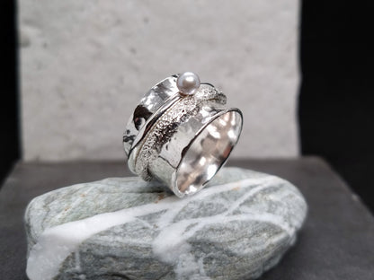 ANDRINA Spinner Ring - Sterling Silver