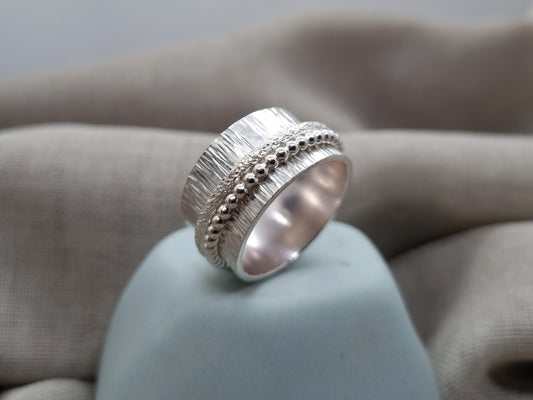 AMIRA Spinner Ring - Sterling Silver